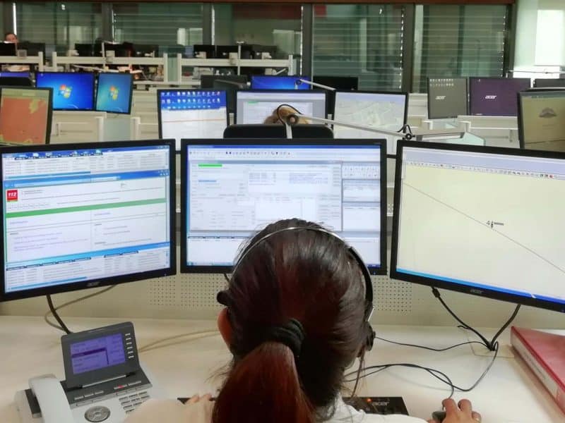 Centro coordinador del 112