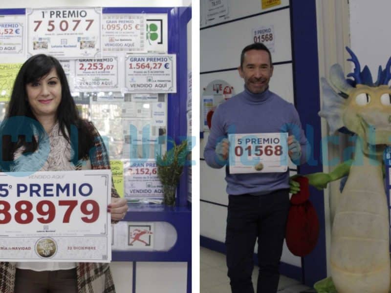 Números premiados en Alcalá de Guadaíra / María Luisa Pérez