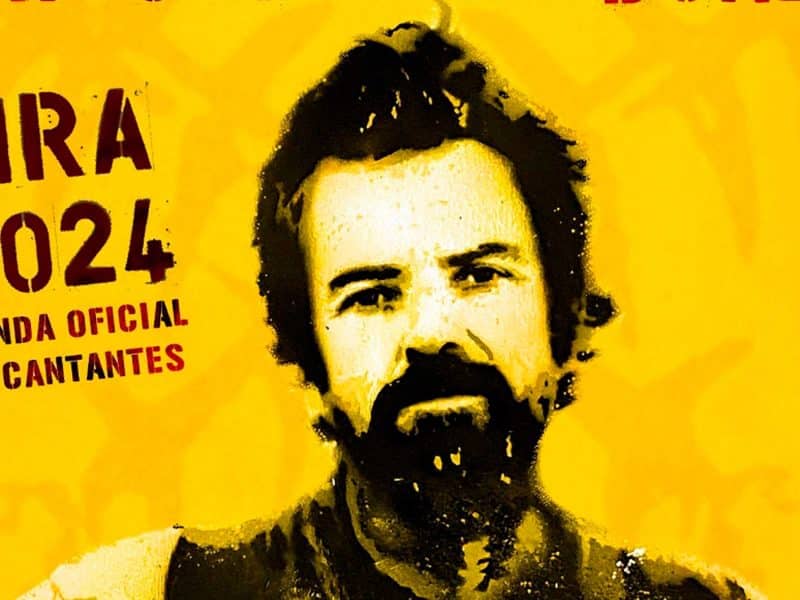 Ilustración de Pau Donés en el cartel de la gira