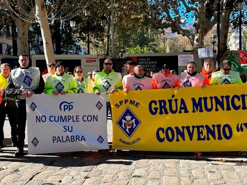 Un grupo de personas durante la manifestación