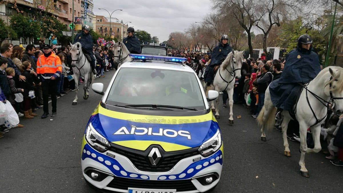 Dispositivo policial en una Cabalgata anterior