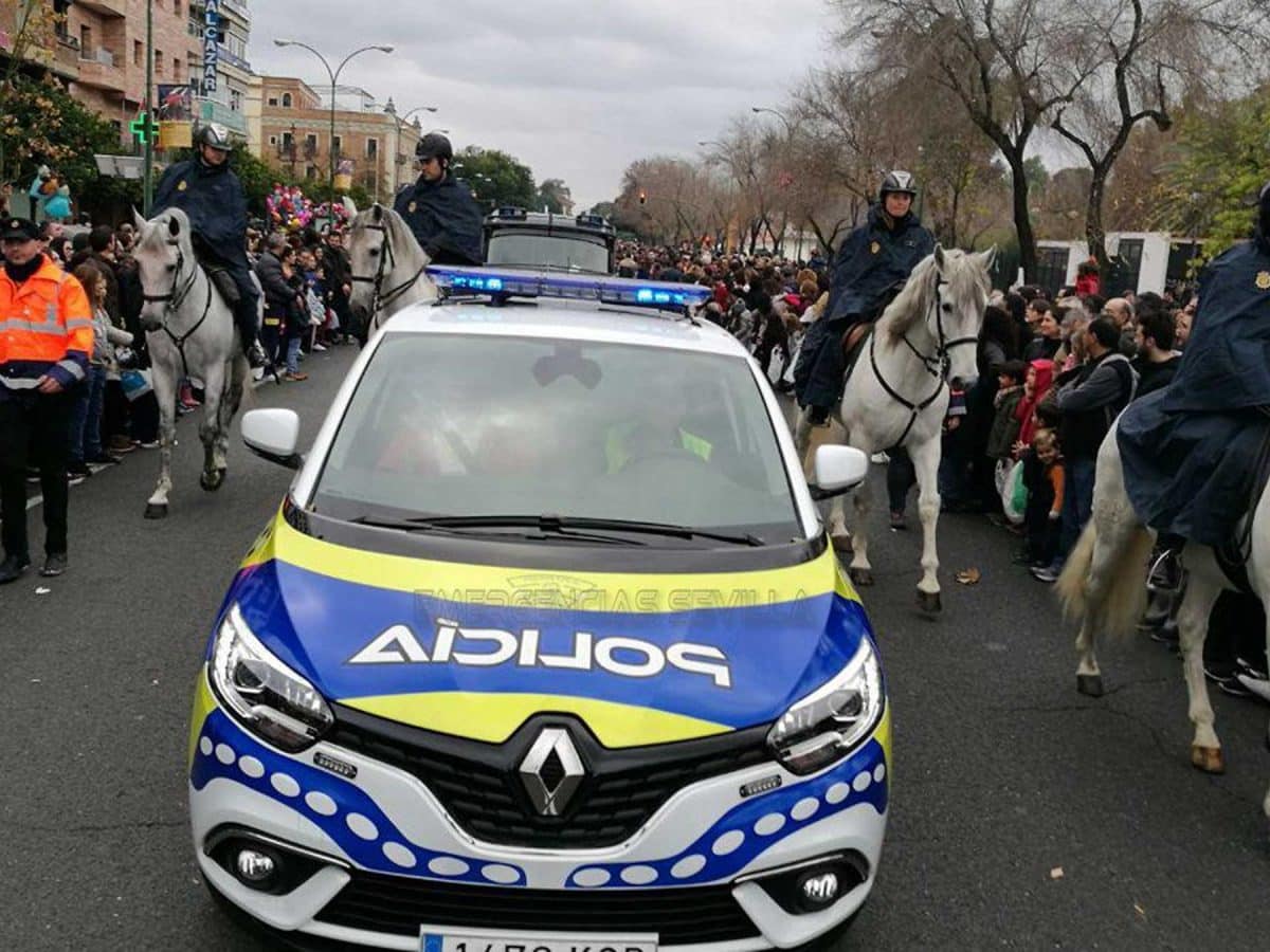 Dispositivo policial en una Cabalgata anterior