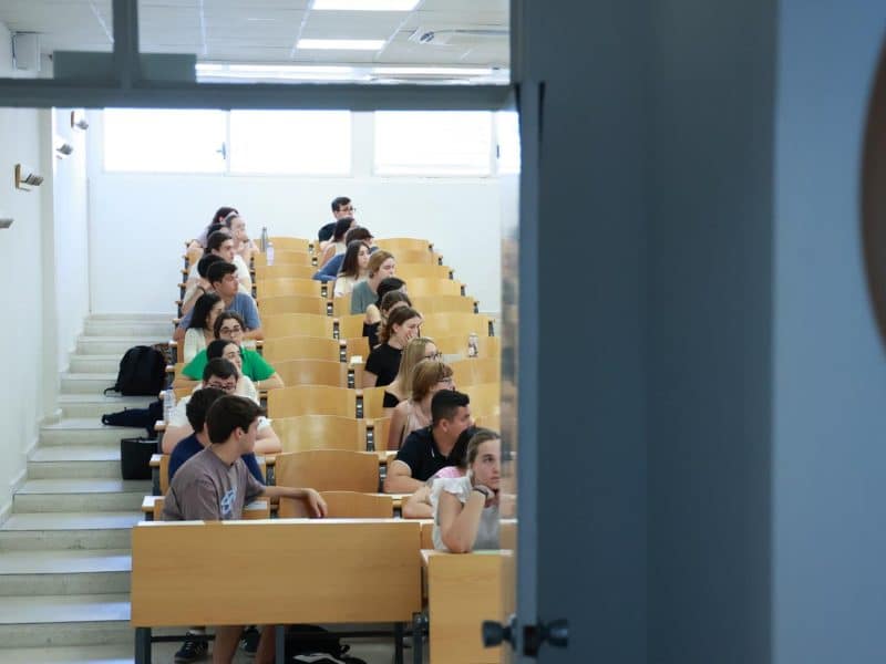 Imágenes de exámenes de la PEvAU en Sevilla en 2024. - ROCIO RUZ / EUROPA PRESS