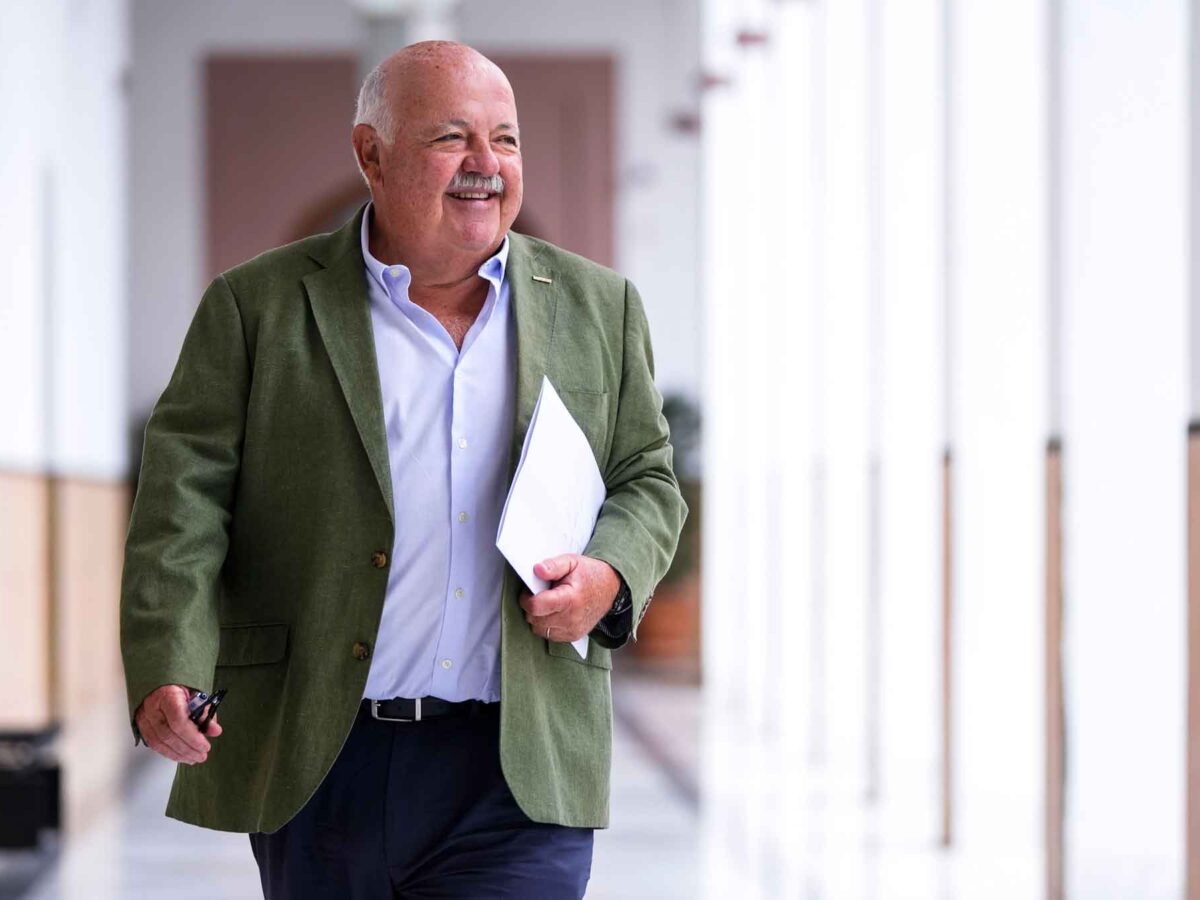 Jesús Aguirre en el Parlamento de Andalucía / SA