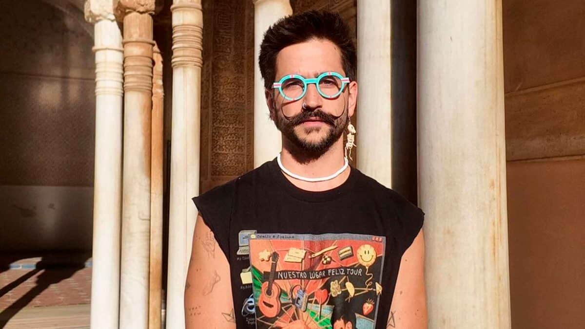 El cantante colombiano Camilo en su tour por España. Instagram