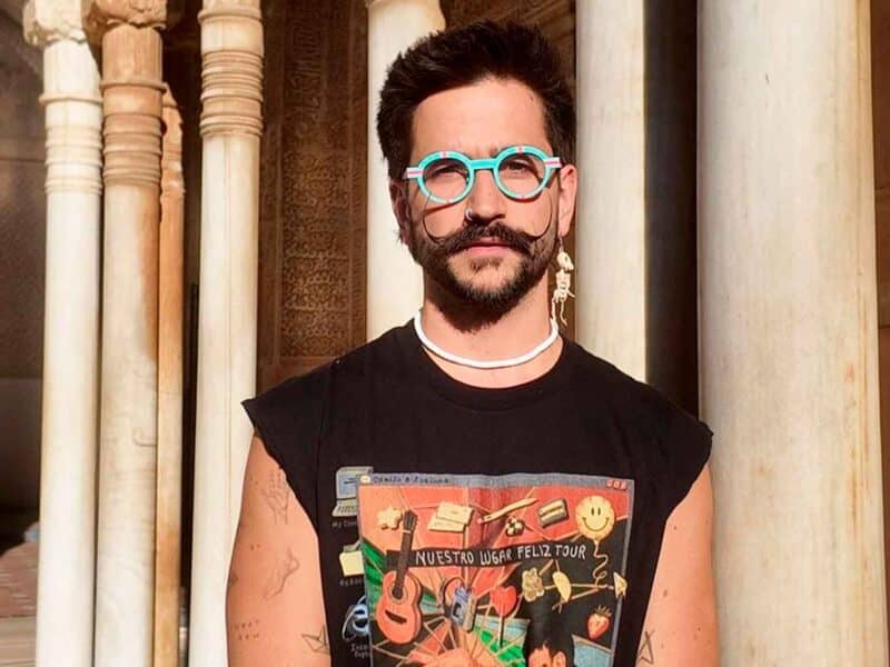 El cantante colombiano Camilo en su tour por España. Instagram