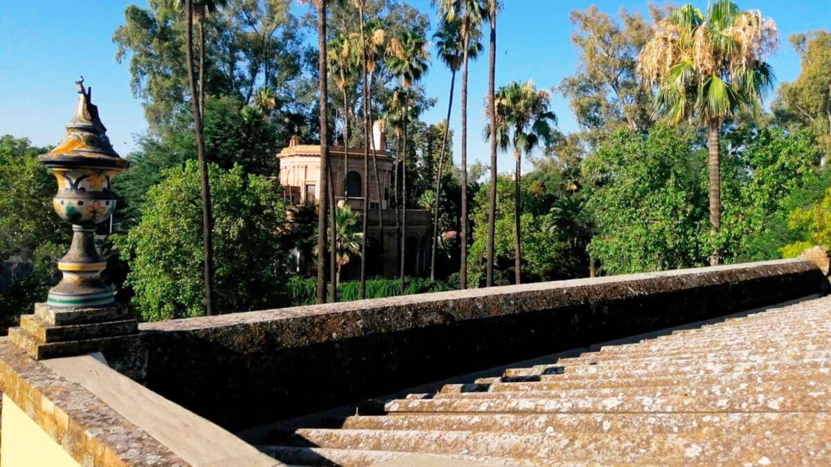 Cubiertas de fibrocemento del CEIP España, ubicado en el Parque de María Luisa. - JUNTA DE ANDALUCÍA