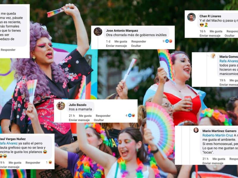Insultos homófobos en las redes sociales por el Día del Orgullo. SA