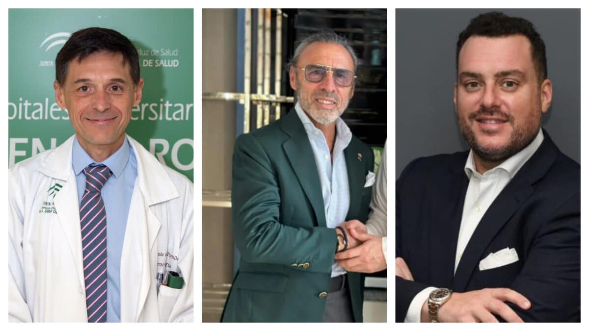 Fernando de la Portilla, Jesús García y Fede Quintero, Reyes Magos de la Cabalgata de 2025. SA