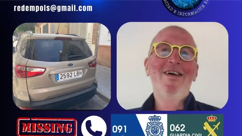 Cartel sobre la desaparición de James Gordon Lyman Lake - REDEMPOLS