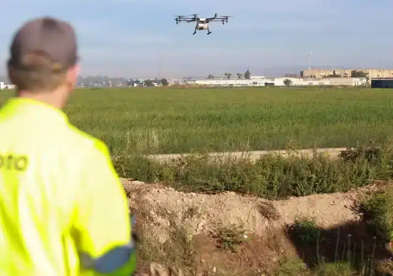 Tareas contra los mosquitos mediante drones - ROCÍO RUZ/EUEROPA PRESS