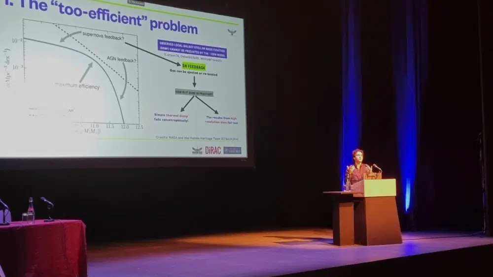 Charla de Curro Rodríguez en la National Astronomical Meeting en Coventry, Reino Unido / Cedida