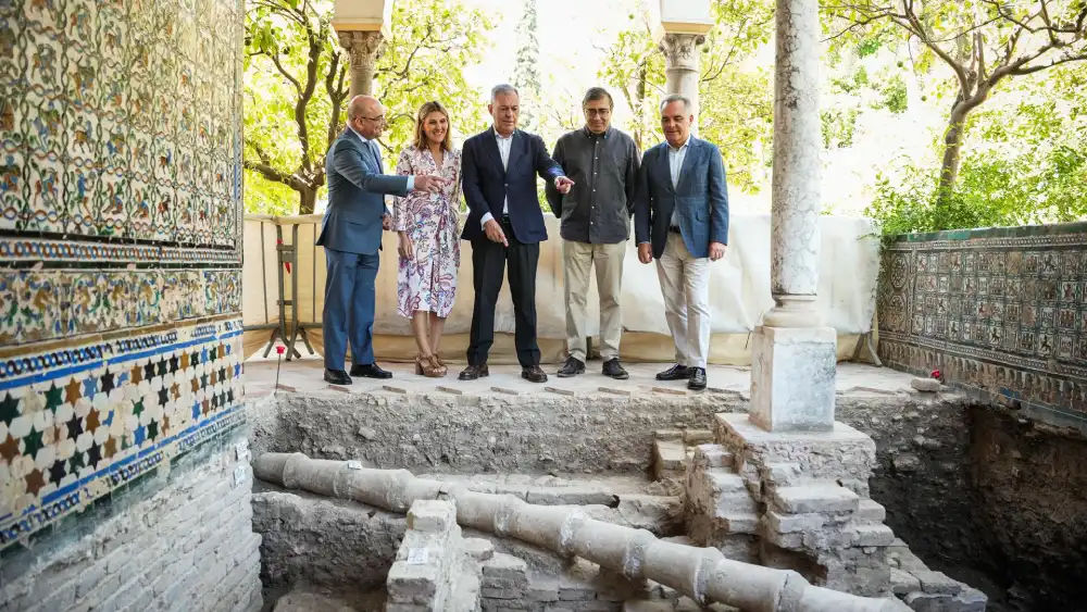 Visita a las excavaciones del Cenador de Carlos V del Alcázar - MARÍA JOSÉ LÓPEZ/EUROPA PRESS
