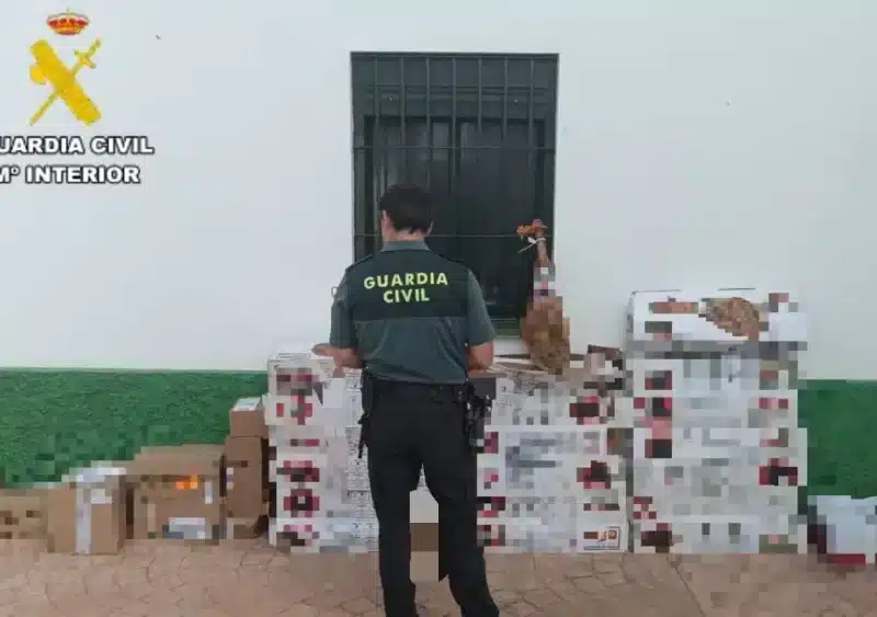 Detenido en Carmona (Sevilla) por robar un camión con 43 jamones y otros productos valorado en 10.000 euros. - GUARDIA CIVIL