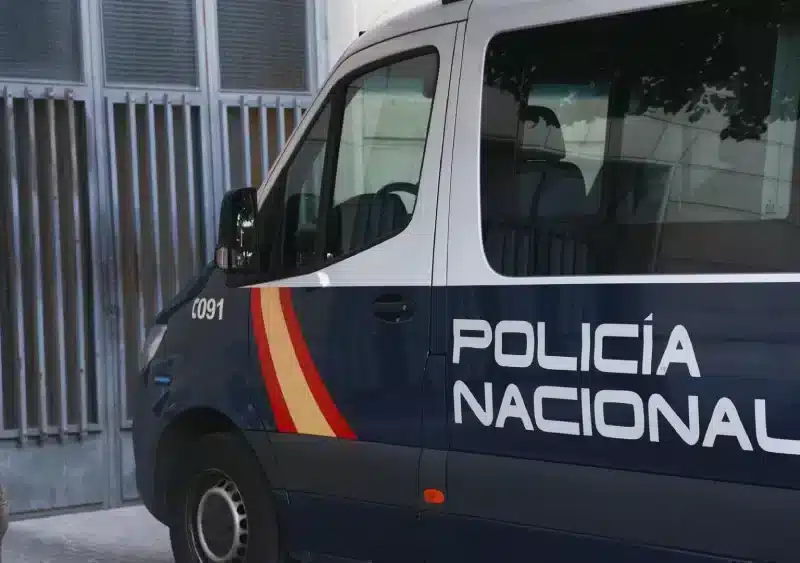Archivo - Furgón de la Policía Nacional en los Juzgados de El Prado de San Sebastián - ROCÍO RUZ / EUROPA PRESS - Archivo