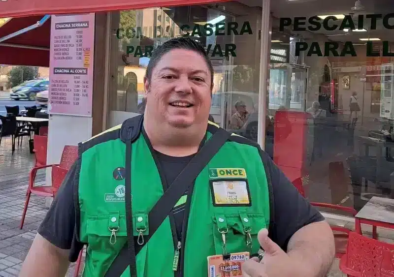El vendedor de la ONCE Fran Lunar - ONCE