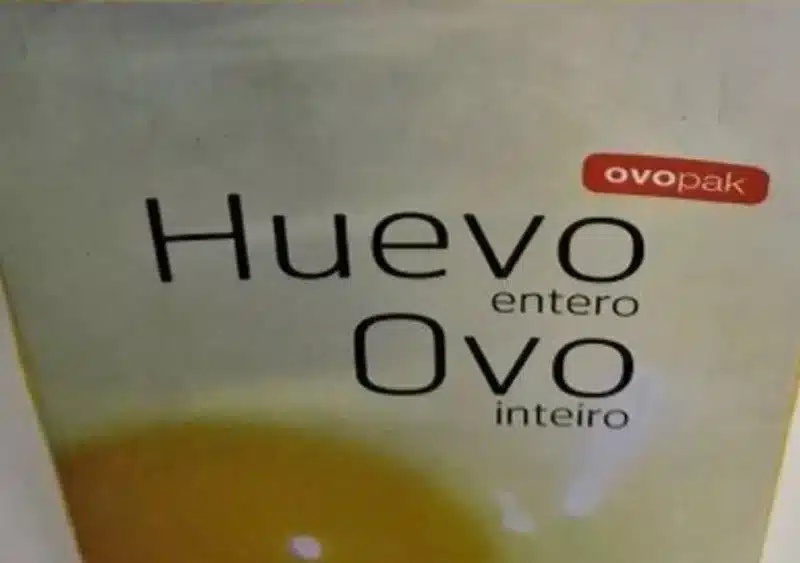 Imagen de uno de los bricks del producto donde ha sido detectada presencia de salmonella - CONSEJERÍA DE SALUD