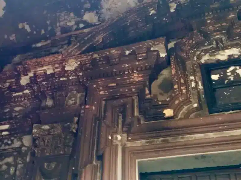 fachada quemada san antonio abad