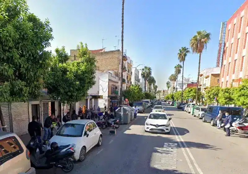 Mercadillo en Su Eminencia. Gogle Maps