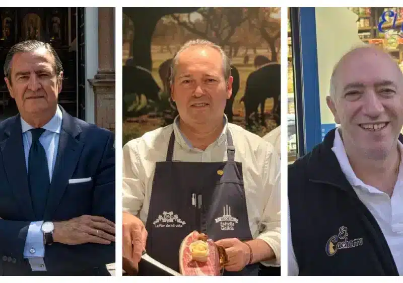 Manuel Lobo, Carmelo Travado y Francisco ÇPozo, los Reyes Magos de Triana 2025. SA