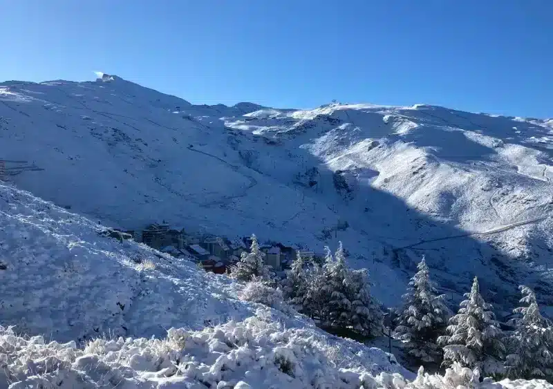 Segunda nevada del otoño en Sierra Nevada