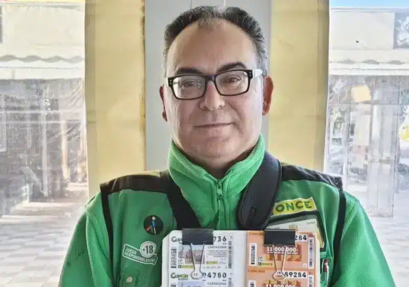 El vendedor de la ONCE Antonio Varilla - ONCE
