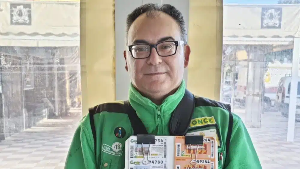 El vendedor de la ONCE Antonio Varilla - ONCE