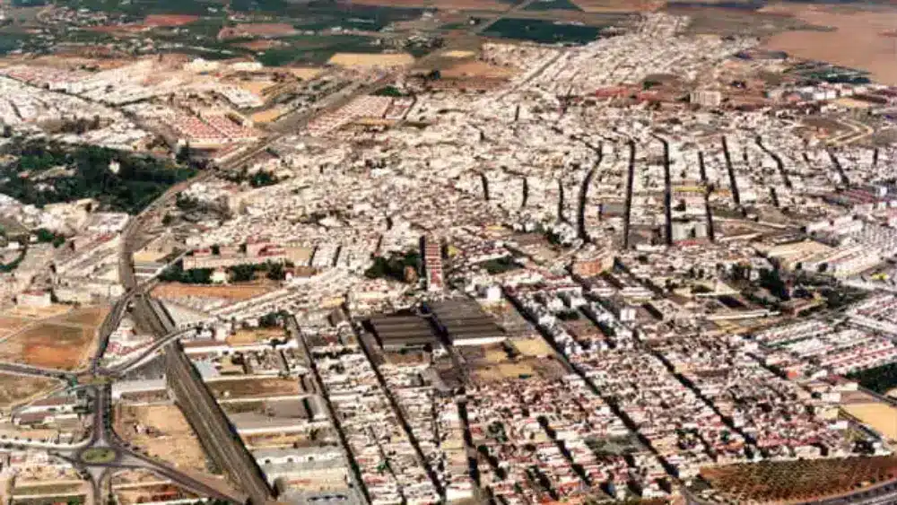 Vista aérea de Dos Hermanas