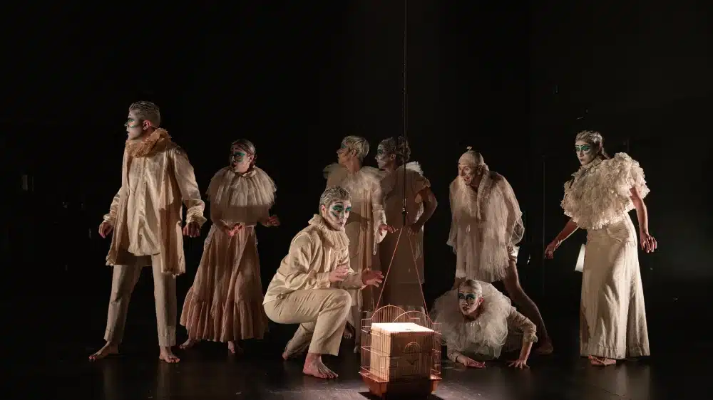 La obra «Del nido al nicho», de La incierta compañía. SA