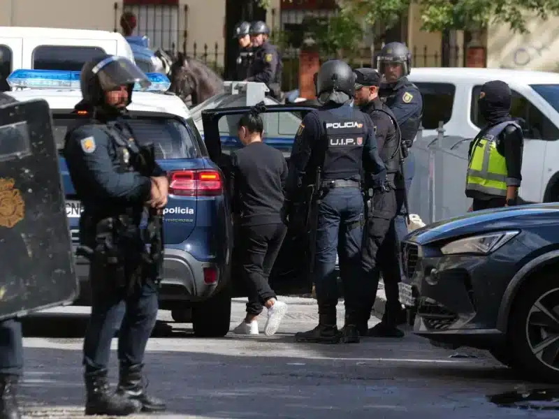 Efectivos de la Policía Nacional desplegados en el Polígono Sur. Imagen de archivo. - María José López - Europa Press