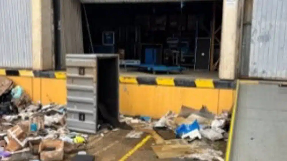 Imagen de uno de los espacios expoliados en el auditorio - CCOO