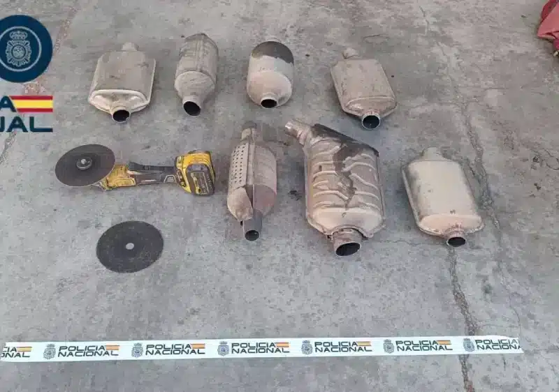 Catalizadores robados en Sevilla. - POLICÍA NACIONAL DE SEVILLA