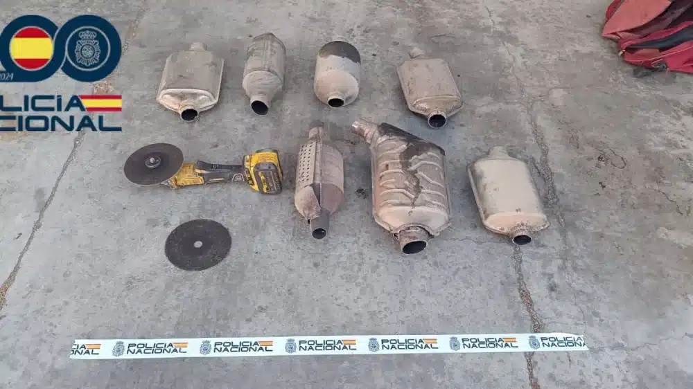 Catalizadores robados en Sevilla. - POLICÍA NACIONAL DE SEVILLA