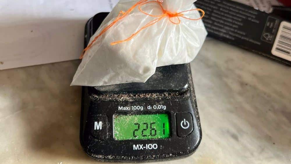 Imagen de archivo de un pesaje de cocaína - POLICÍA NACIONAL