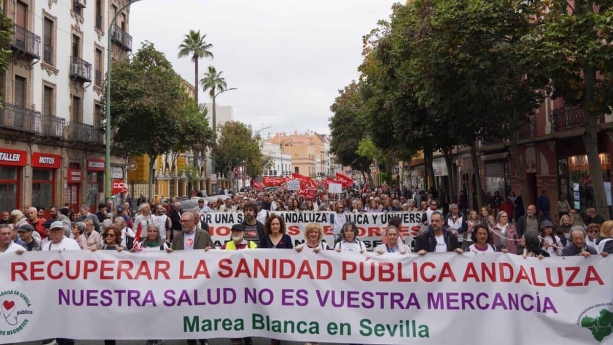 Manifestación por la sanidad pública