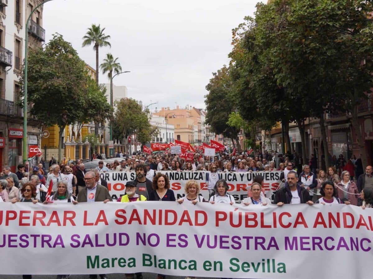 Manifestación por la sanidad pública