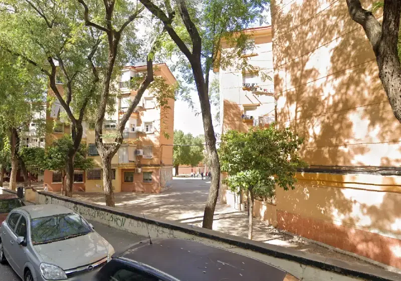 Plaza Andrómeda, en Los Pajaritos. Google Maps