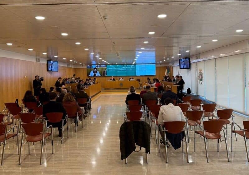 Pleno extraodinario de la Diputación de Sevilla para la aprobación del Presupuesto 2025. - EUROPA PRESS