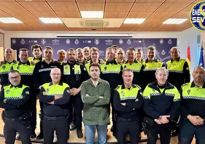 Imagen del contingente hispalense antes de partir - EMERGENCIAS SEVILLA
