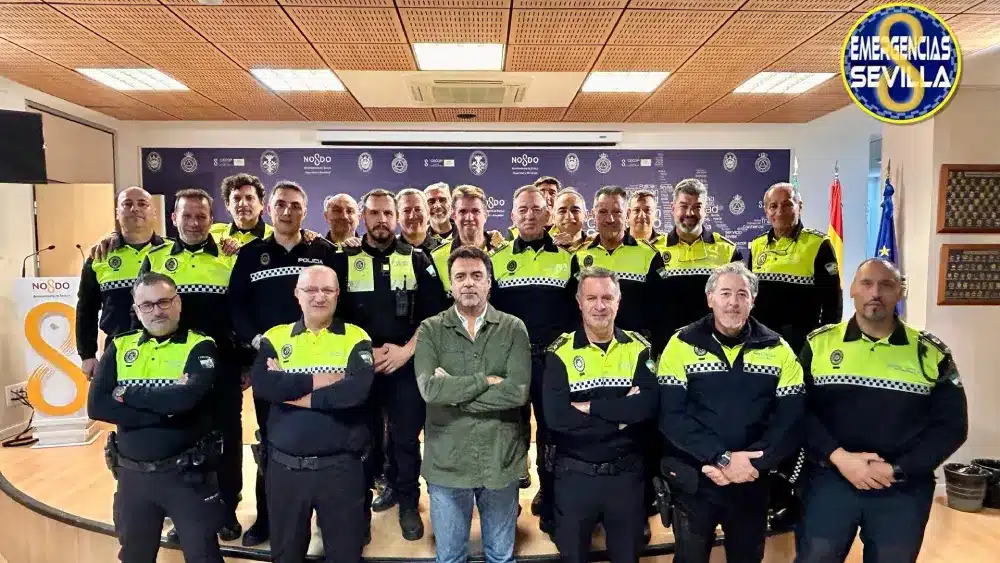 Imagen del contingente hispalense antes de partir - EMERGENCIAS SEVILLA