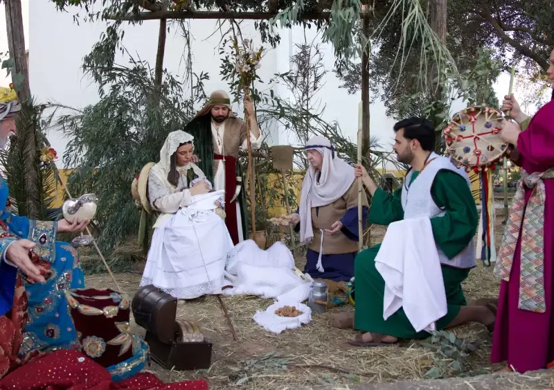 Belén inmóvil Pastora de Cantillana