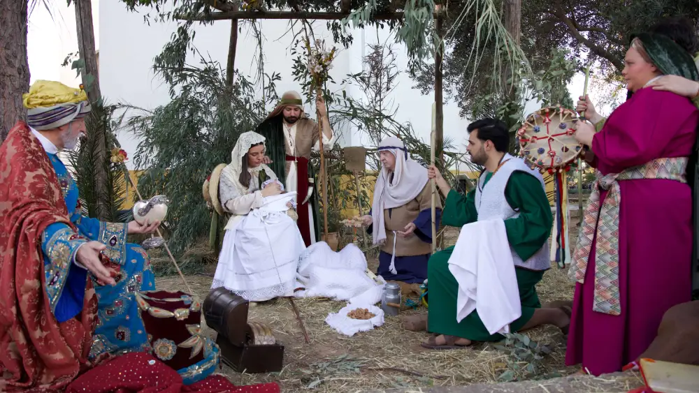 Belén inmóvil Pastora de Cantillana