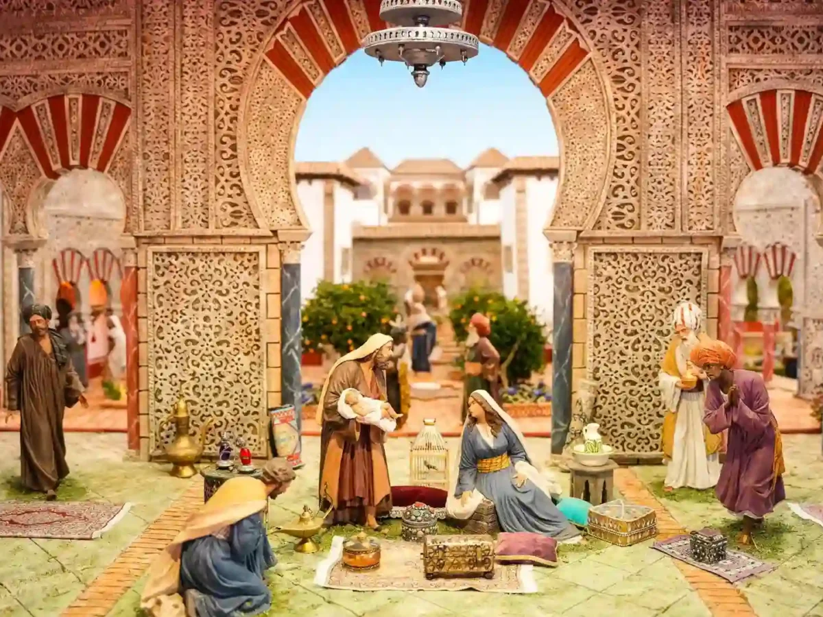 Belén instalado en el Parlamento de Andalucía. - JOAQUÍN CORCHERO/PARLAMENTO DE ANDALUCÍA