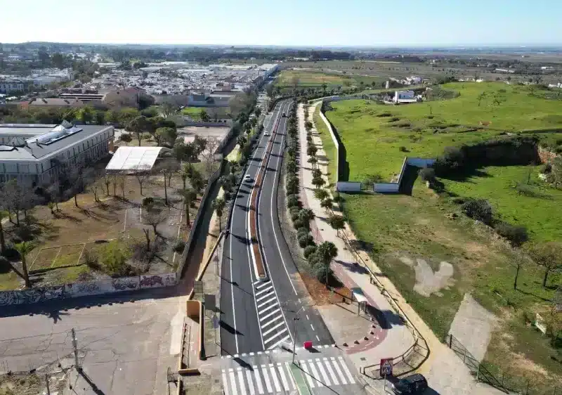 Así ha quedado la carretera N-4A de acceso oeste a Carmona - MINISTERIO DE TRANSPORTES
