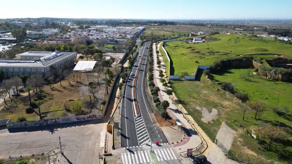 Así ha quedado la carretera N-4A de acceso oeste a Carmona - MINISTERIO DE TRANSPORTES