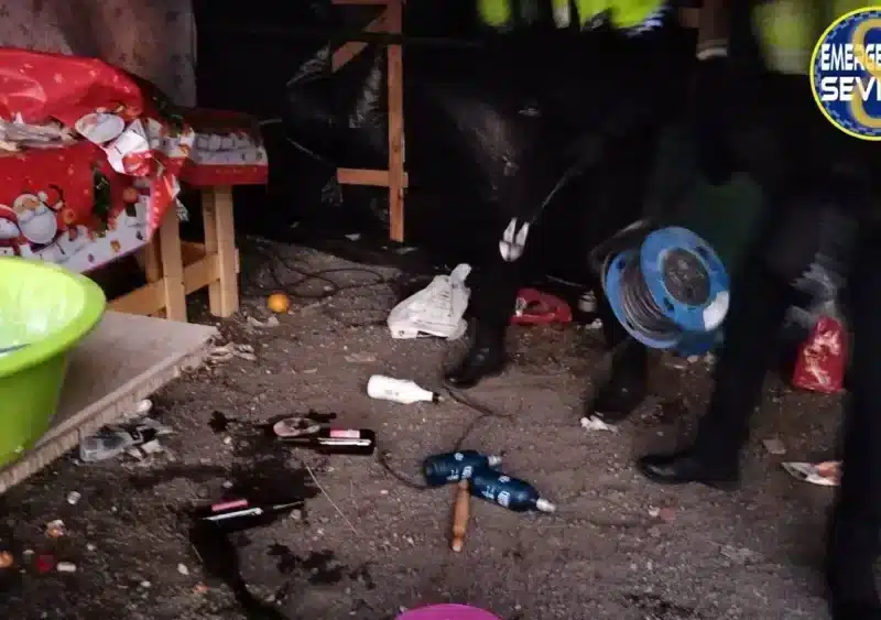 Dispositivo de la Policía Local de Sevilla para desmantelar fiestas no autorizadas en Nochebuena en la barriada de Torreblanca - POLICÍA LOCAL
