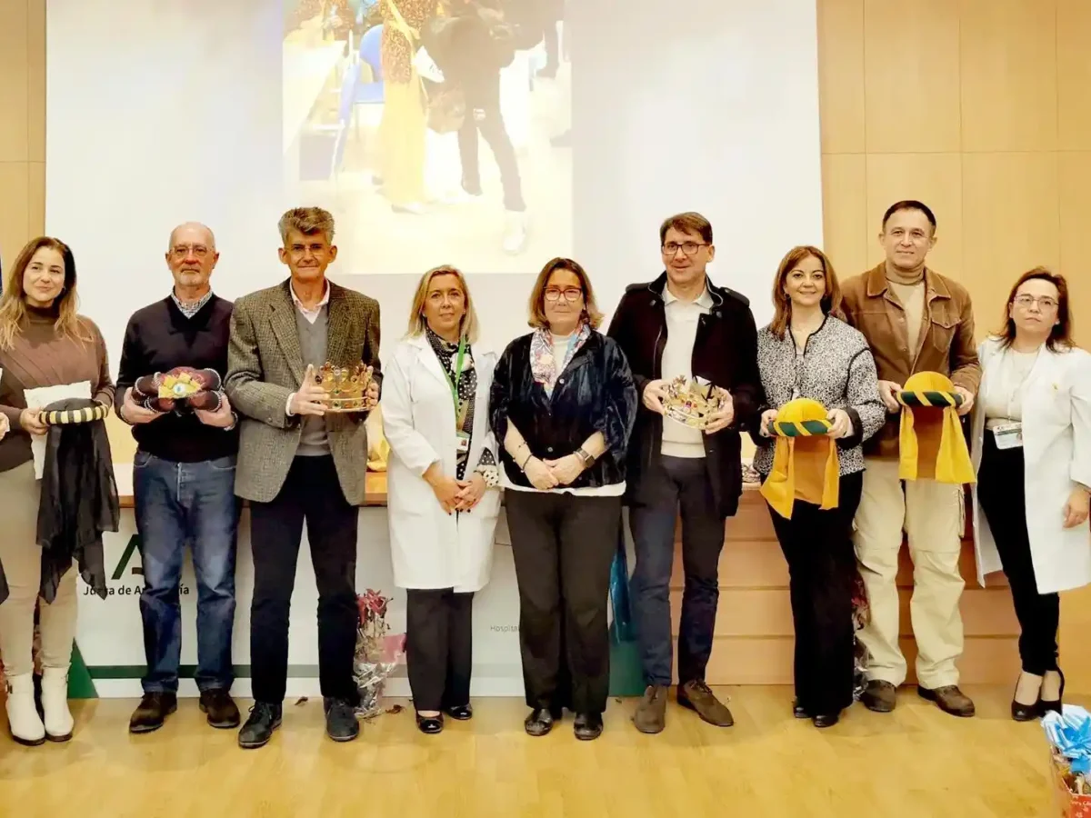 Coronación de los protagonistas de la cabalgata del Área de Gestión Sanitaria Sur. - JUNTA DE ANDALUCÍA