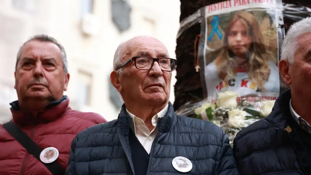 José Antonio Casanueva en el acto celebrado por el 16 aniversario del asesinato de Marta del Castillo - ROCÍO RUZ