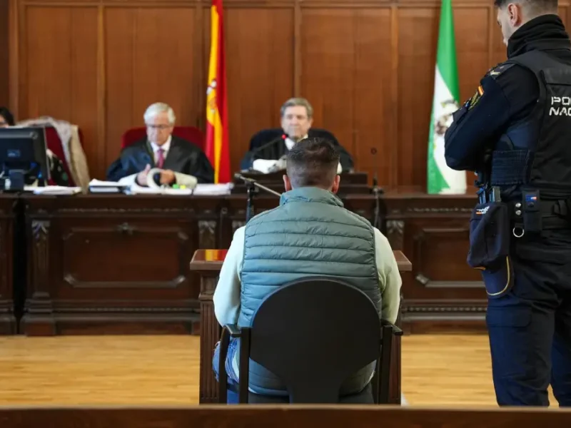 El autor confeso de El Rubio durante el juicio en la Audiencia Provincial - María José López