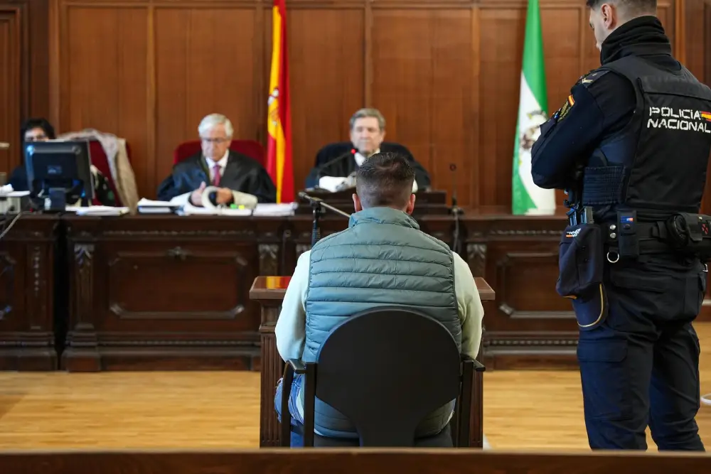 El autor confeso de El Rubio durante el juicio en la Audiencia Provincial - María José López